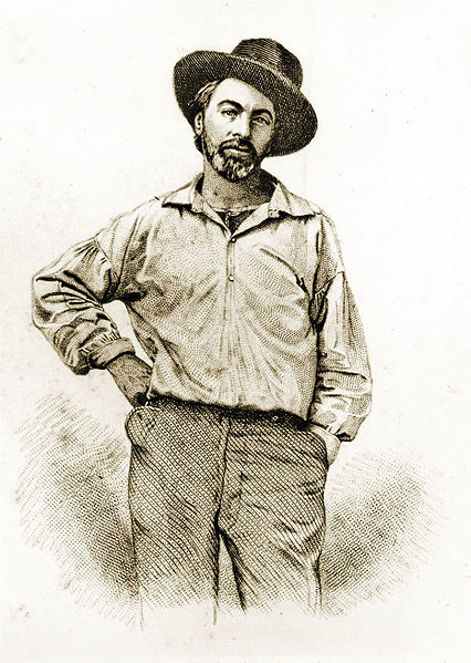 Walt Whitman - Frontispiece from Leaves of Grass