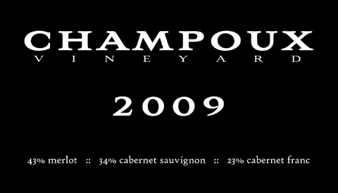2009 Wine Label